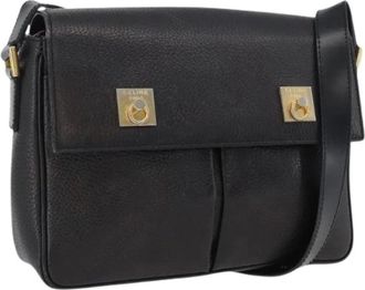 Celine Pre-owned Cross Body Bags, female, Black, Size: ONE SIZE Pre-owned Vintage Shoulder Bag