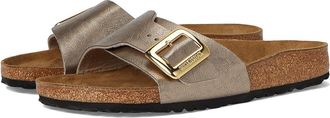 Birkenstock Catalina Luxe Buckle - Graceful Womens Sandals Taupe : EU 41 (US Womens 10-10.5) Narrow, Leather