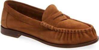Rag & Bone Lexi Penny Loafer in Umber Suede at Nordstrom, Size 10.5Us