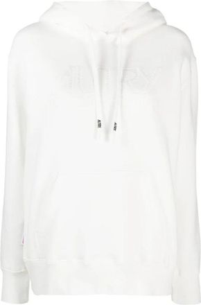 Autry Gezellige Witte Hoodie Icon - Dames - Hoodies - Wit - L - Hoodies & sweatvesten