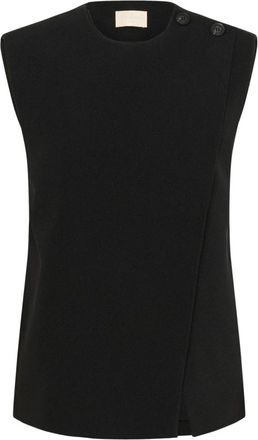 Soaked In Luxury Sarina Gilet - Dames - Bodywarmers - Zwart - XS - Leer - Jassen