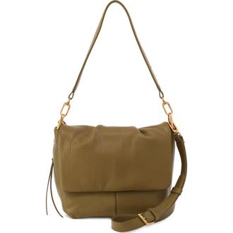 Hobo Harley Leather Shoulder Bag in Sunlit Sage at Nordstrom