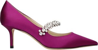 Jimmy Choo London Escote Bing Mujers Sat&eacute;n Fucsia/Mora