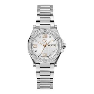 Guess Watches, female, Gray, ONE SIZE, Collection Womens Watch Legacy Z20003L1Mf Stainless Steel Bracelet Watch Silver
