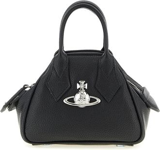 Vivienne Westwood Mini Yasmine Bag - Dames - Handtassen - Zwart - ONE Size - Leer - Tassen
