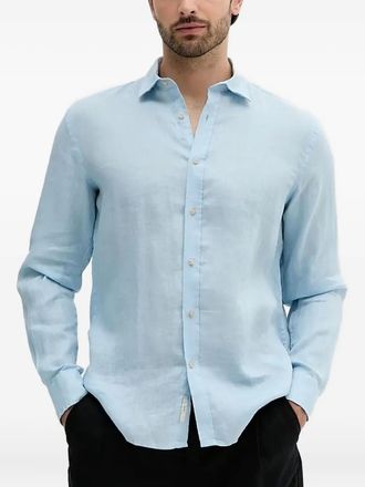 Liu Jo long-sleeve shirt - men - Fabric - XXXL - Blue