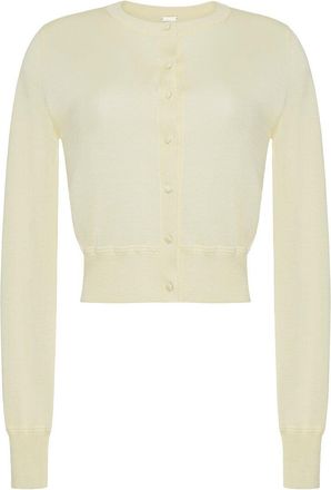 Adam Lippes Cashmere & Silk-Blend Knit Cardigan