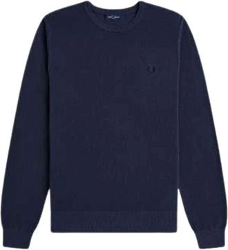 Fred Perry Sweatshirts - Heren - Sweatshirts - Blauw - S - Hoodies & sweatvesten