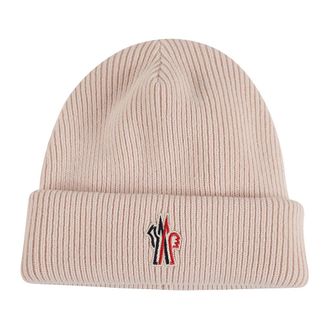 Moncler Roze Grenoble Hoed voor vrouwen - Dames - Hoeden - Roze - ONE Size - Wol - Accessoires