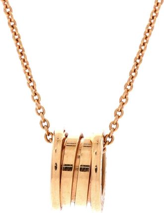 Bulgari B. Zero1 Pendant Necklace 18K Rose Gold