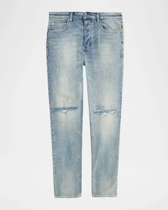 Ksubi Men & apos;s D-Chitch Astral Distressed Straight-Leg Jeans