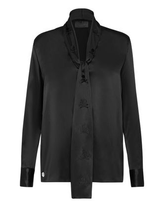 Philipp Plein Blusa Skull and studs