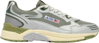 Autry Hyperway Mens Silver/Sea Grass Sneakers
