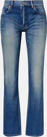 Saint Laurent Faded straight jeans