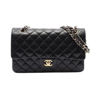 Chanel Pre-owned Vintage Schoudertas - Dames - Pre-owned - Zwart - Maat: ONE Size Leer