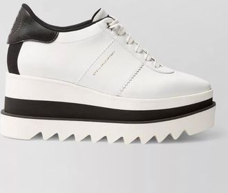 Stella McCartney modern platform sneakers with round toe design
