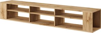 Selsey Selsey - Weri - Mueble De Tv Colgante - Para La Sala De Estar - 175 Cm - Roble Wotan - Moderno
