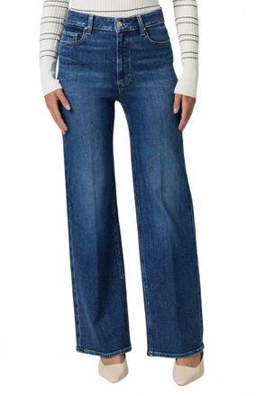 Paige Anessa Wide Leg Jeans In Aerial