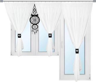 OEM Cortina Moderna Para Ventana/balc&oacute;n De Sal&oacute;n, Atrapasue&ntilde;os Calado 300x150 200x250