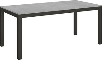 Itamoby Tavolo Da Pranzo Allungabile - Everyday - Colore: Cemento - Dimensioni: 90x180/440 - Bordo: Antracite