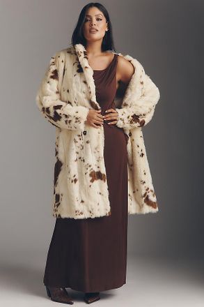 Maeve Grand Glam Faux Fur Coat Jacket