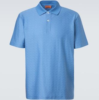Missoni Polo in cotone a zig-zag