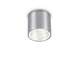 Netlighting Gun 1 Light Outdoor Surface Mounted Ceiling Downlights Aluminium Polished Chrome IP44 GU10