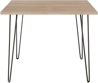 OEM Mesa Hairpin 90x90 Cm Para Cocina, Sal&oacute;n, Comedor Roble Sonoma