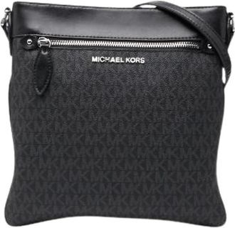 Michael Kors Pre-owned Cross Body Bags, female, Black, Size: ONE SIZE Pre-owned Plastic Shoulder Bag