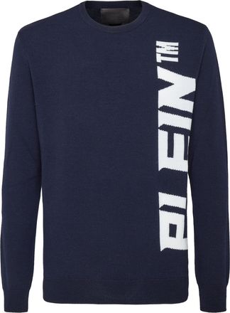 Philipp Plein Wool Pullover Round Neck LS