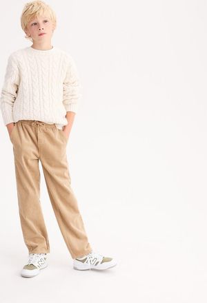 La Redoute Collections Rechte broek in ribfluweel