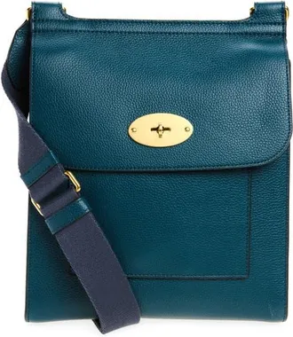 Mulberry Antony Leather Crossbody Bag in Out Of The Blue at Nordstrom