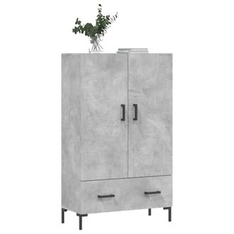 Berkfield Home Highboard Concrete Grey 69.5x31x115 cm Engineered Wood