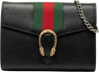 Gucci Pre-owned Cuoio borse-gucci - - Pre-owned - Donna - Nero - ONE SIZE