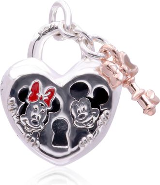 Pandora Disney Mickey Mouse & Minnie Mouse Padlock Charm