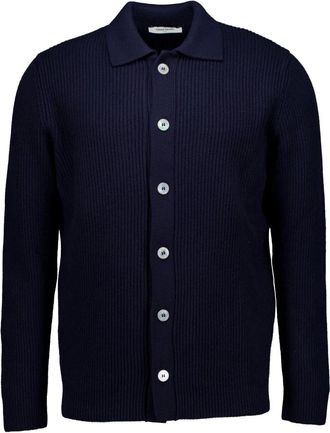 Gran Sasso Cardigan - Heren - Truien - Blauw - Maat: XL Wol