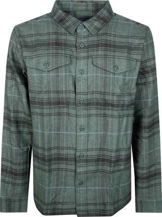 Patagonia Fjord Flannel Plaid Button-Up Flannel Shirt