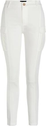 Pinko Pinko - Slim-fit broek - Dames - Broeken - Wit - Maat: XS Leer