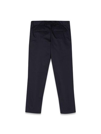 Fay Straight-Cut Cotton Trousers - Blue