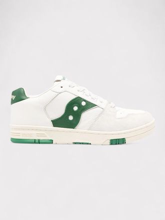 Saucony Mens Sonic Low Beige Green - White - Size UK 7.5