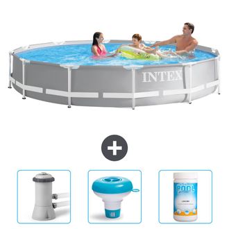 Intex Piscina Prism Frame Redonda - 366x76 Cm - 6-piezas Scb77