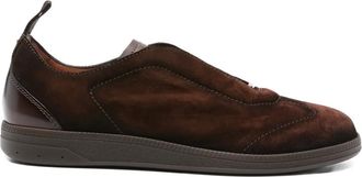Santoni Sneakers con inserti - Marrone