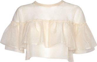 Philosophy di Lorenzo Serafini Filosofia Di Lorenzo Serafini Maglia Trasparente Beige