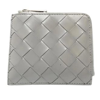 Bottega Veneta Pre-owned Wallets, unisex, Gray, Size: ONE SIZE Pre-owned Fabric Wallet