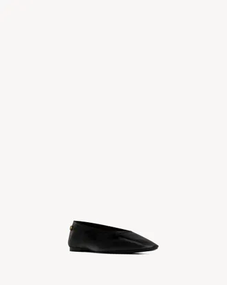 Saint Laurent Ballerina SL Ballet Flat - Black