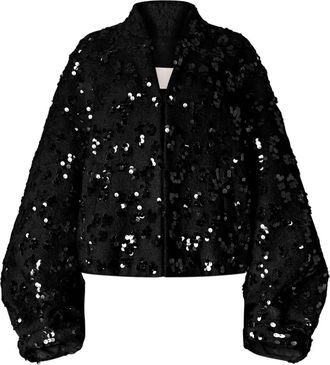 Genny Giacca con paillettes - Nero