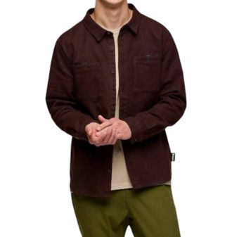 Cotopaxi Mero Organic Flannel Shirt In Coffee