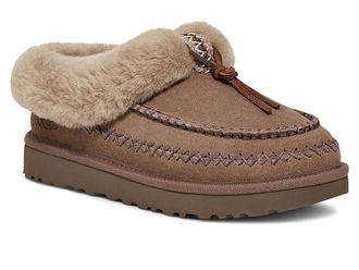 UGG Tasman Alpine Womens Slippers Hickory : 10 B - Medium, Sheepskin/Suede/Wool