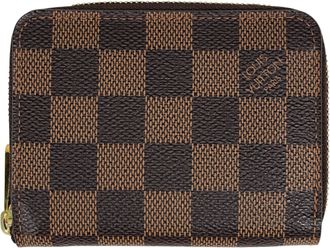 Louis Vuitton Brown Damier Canvas Coin Purse/Coin Case (Pre-Owned)