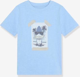 Minymo T-Shirt mit Print Jungen MINYMO himmelblau